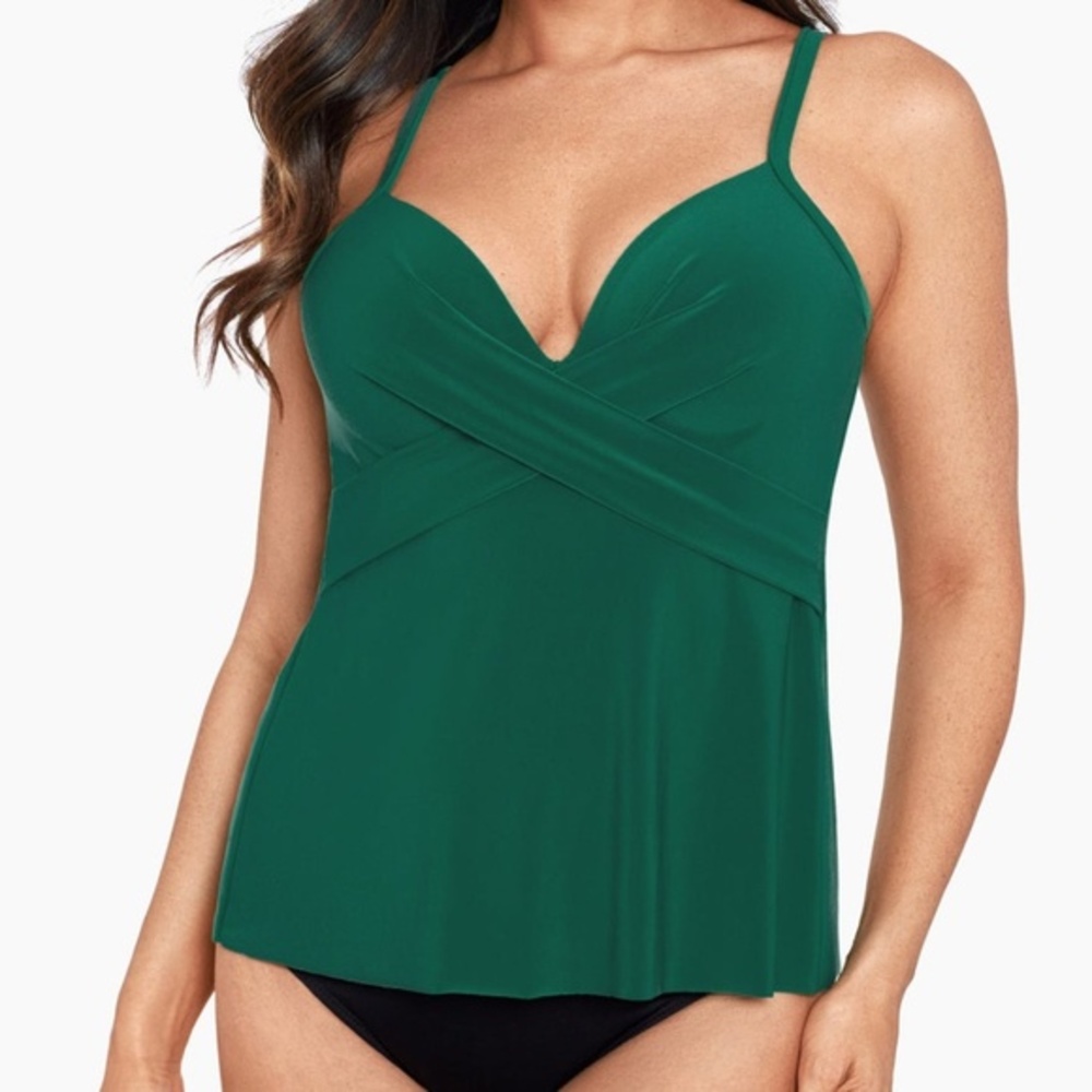 Miraclesuit Green Bikini Top